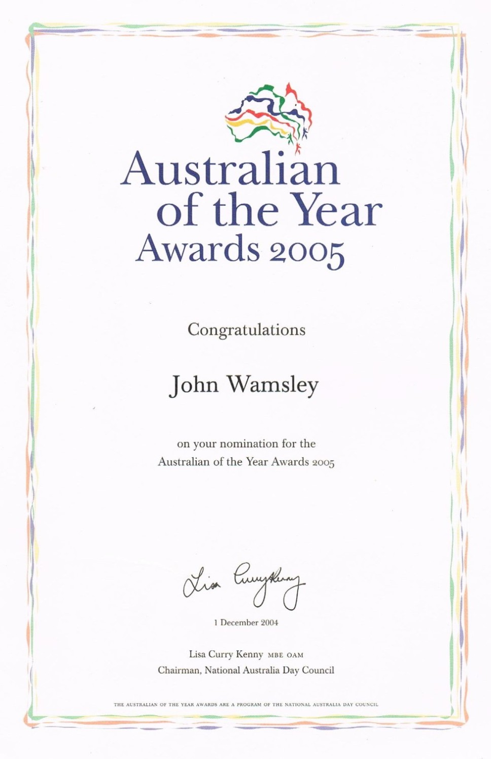 nomination