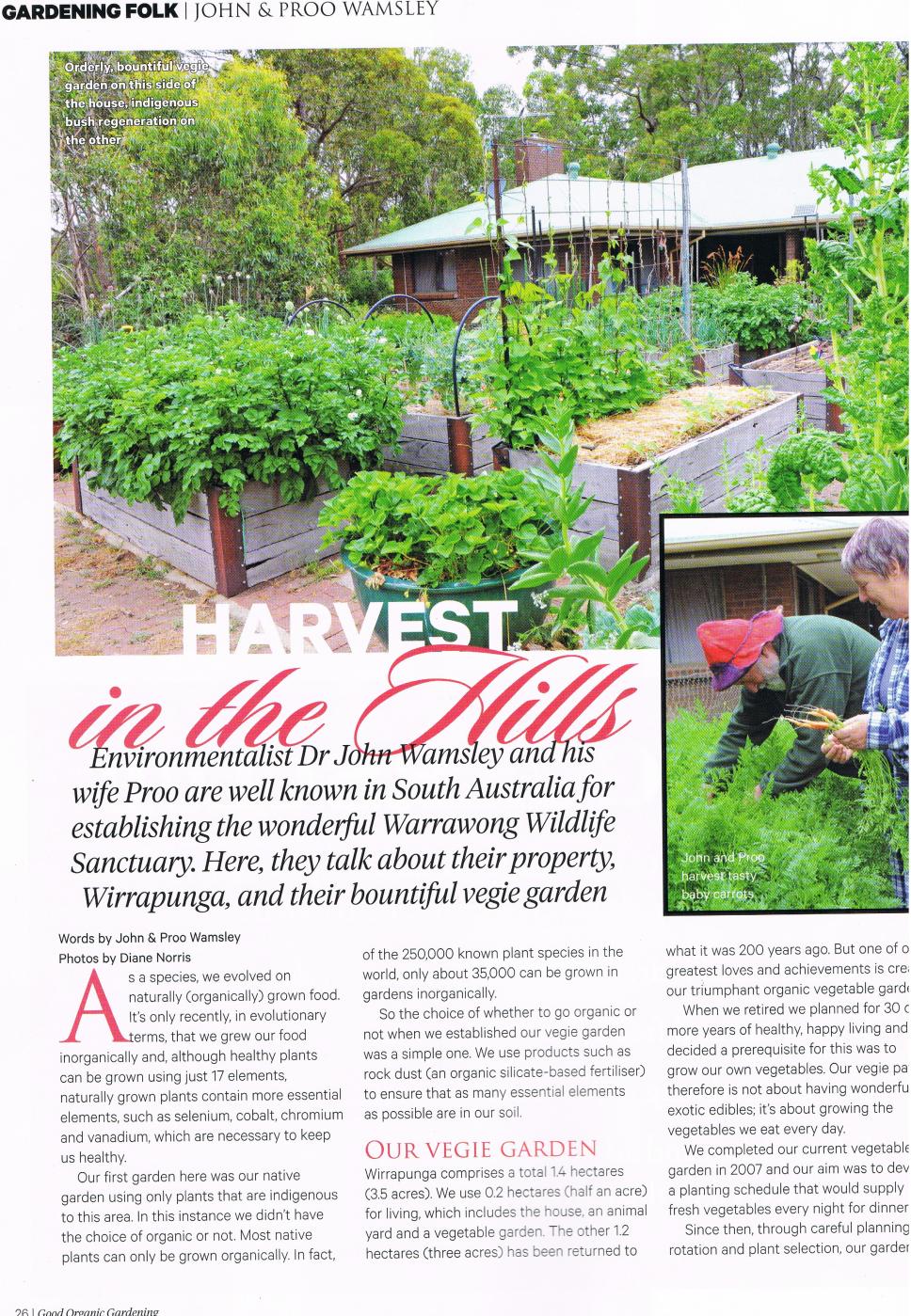 Good Organic Gardening Article